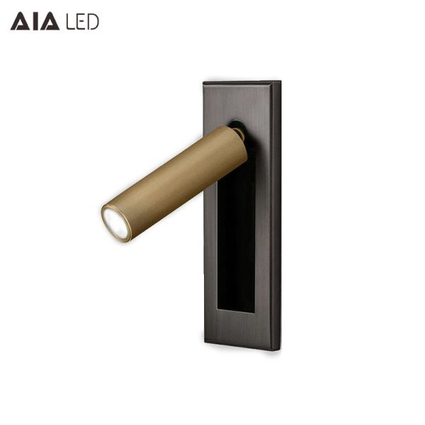 hotel led flexible arm book reading wall light/led reading light 12v/headboard wall light for bedside