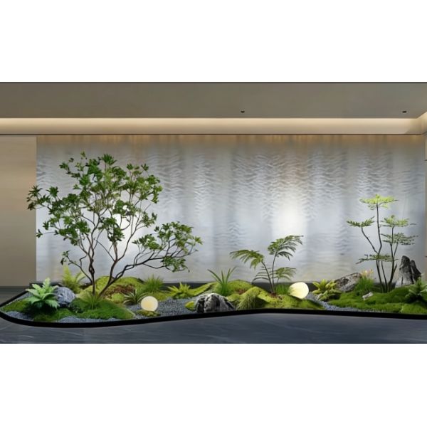 Flexible Water Mesh Curtain Lightweight Construction For Space 0