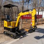 Lifting 1800kg Hydraulic Mini Excavator Digging Height 2580mm Mini Digger Loader