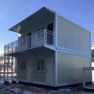 China Light Steel Frame Flat Pack Container House Fire Performance Long Life Span factory