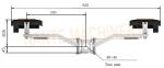 Steel Surface NCC-400 / NCC*2-400 Carbn Brush for NSP-H32 Conductor Rail System