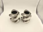 High Performance Twin Screw Extruder Parts Alloy Imported WR5 Material Screw