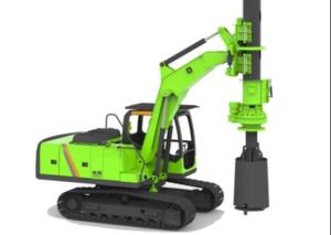 China Modular Rotary Fully Hydraulic Drilling Machine 23M Single Load Rig Cylinder Pile factory