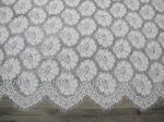 Bridal 30% Nylon 70% Cotton Eyelash Lace Trim for Wedding Dresses