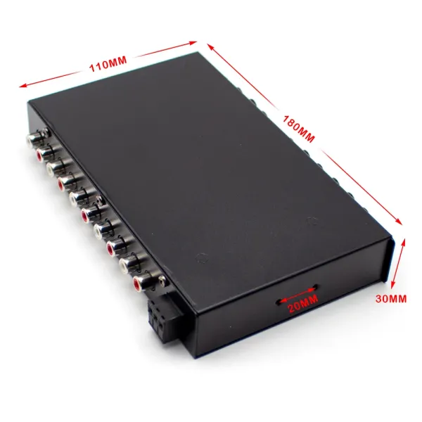 Car Equalizer with 5 Segment Equalizer AUX Input for Enhanced Car Audio System