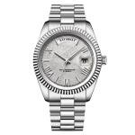 Sapphire Glass Men'S Mechanical Movement Watches 50 Meters Water Resistant