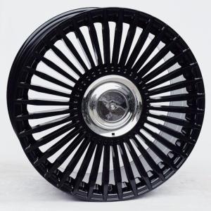China Black Machined Face Car Aftermarket Wheels 20 21 Inch Aluminum Rims TS16949 factory