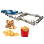 Fully Automatic Industrial Frozen French Fries Production Line for Custom