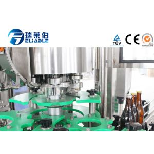 Reliable Automated Glass Bottling Equipment , Bottle Filling Machine Small