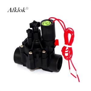 China Water Media AC24V Sprinkler Solenoid Valve 3/4&quot; Nylon Plastic factory