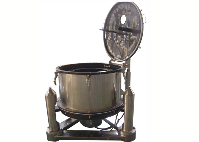 Manual Top Discharge Basket Centrifuge for Small Capcity Solid Liquid Separation