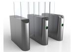 Anti Clipping BLDC Motor Acrylic Swing Turnstiles 100W Automatic Pedestrian