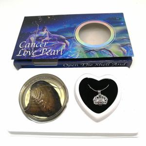 China Natural Wish Freshwater Love Pearl Precious 12 Horoscope Zodiac Cage Holder Necklace Pendant Gift Set factory