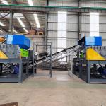 Automatic Double Shaft Shredder Machine Brass / Copper Twin Shaft Shredder