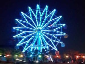 China 30m giant ferris wheel for sale with led light factory