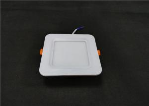 China 6W Square Super Slim Integrated LED Lights Flat Ceiling Panel Light High PF 0.9 factory