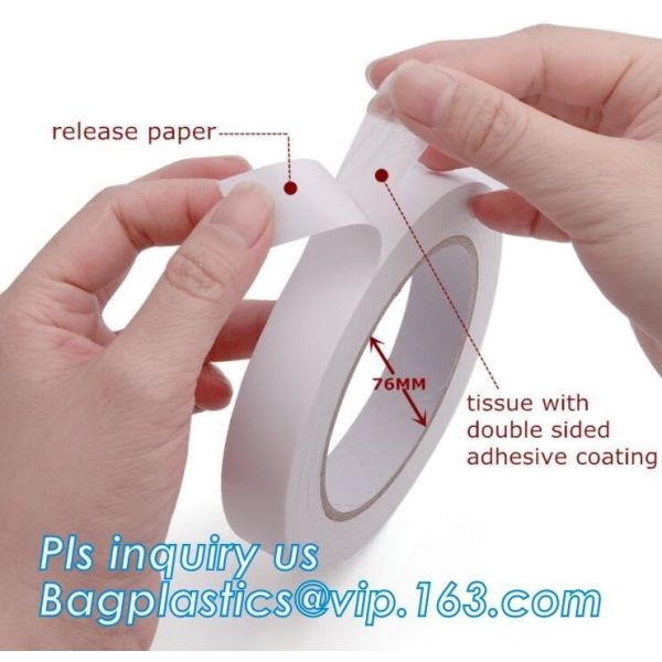 China Factory direct sale cheap industrial strong double sided tape with carrier tissue or foam or pet or bopp bagease bagplas factory