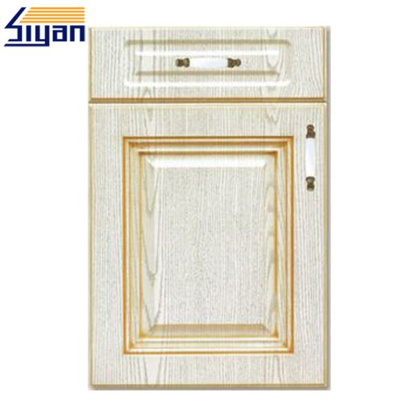 China Wood Grain MDF Replacement Kitchen Unit Doors And Drawer Fronts For Home Kitchen factory