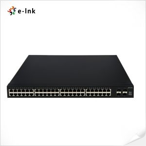 L3 Managed 48-Port 10/100/1000BASE-T + 4-Port 10G SFP+ Gigabit Ethernet Switch