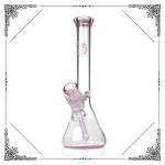 Pink Hello Kitty Hookahs Straight Tube Heady With Hand Blown Technology