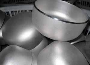 China Butt Welded Steel Pipe Cap Black Galvanized Stainless Steel ASTM A182 F304 factory