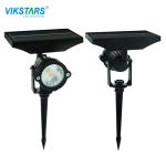 Lawn Garden LED Solar Light Aluminum + ABS Waterproof Material 3 Years Warranty