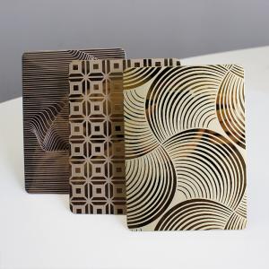 China Sus304 Stainless Steel Plate Mirror Etched Decorative Metal Sheets factory
