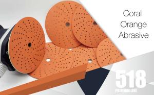 China Abrasive Ceramic 6 Inch Round Sanding Discs With Holes Orange factory