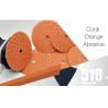 Buy cheap Abrasive Ceramic 6 Inch Round Sanding Discs With Holes Orange from wholesalers
