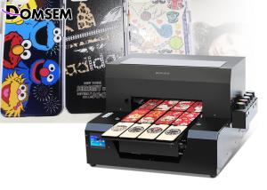 China Digital Flatbed Phone Case Printing Machine , 6 Colors A3 Uv Inkjet Printer factory