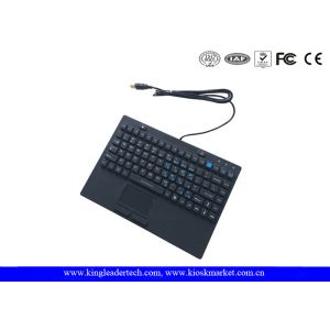 Rubber Computer Industrial Desktop Keyboard With 12 Function Keys And Touchpad