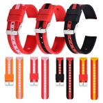 Double Color Customize Silicone Rubber Watch Strap Bands 20mm Fashion
