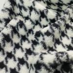 Printed Patterned Sherpa Fleece Fabric 300gsm 150D For Blankets