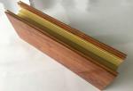 Professional Wood Grain Aluminum Window Profiles For Industrial / Transportation