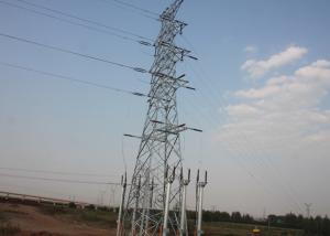China ASTM A572 66KV Electrical Transmission Steel Lattice Tower, Galvanizated Power Tower factory