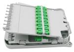 16Core Splitter FTTH Distribution Box UPC / APC Wall Mount Light Grey