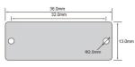 EPC 96bits Memory Waterproof RFID On Metal Tag Alien H3