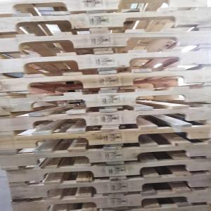 China Beverage Storage Fumigated Wooden Pallet 1200 X 1000 5000Kg Static Load factory