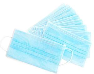 China 3 Ply Non Woven Fabric Face Mask 17.5x9.5cm For Food Processing Industry factory