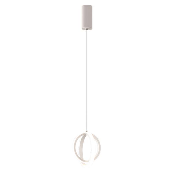 Modern LED Hanging Light Round Pendant Chandelier Light Indoor Industrial Metal