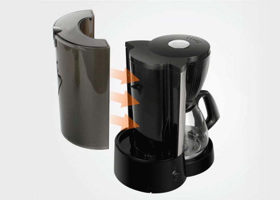 CM-921 Removable Filter Coffee Machine With Filter Automatic Cup Warmer