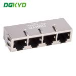 KRJ-405BNL RJ45 Multiple Port Connectors 100Mbps Integrated Filter Network