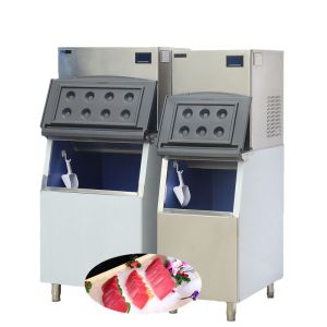 Seafood Preservation Flake Ice Making Machine 29 * 32 * 75In 1 Year Warranty