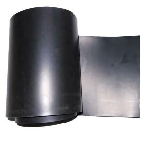 China 1.5mm Smooth Black HDPE Geomembrane for Outdoor Environment Fish Pond Liner Waterproof factory