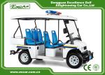 White 5 Seater Battery powered Electric Patrol Car 5KW 72V