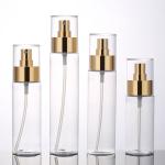 Alcohol Transparent Plastic Spray Bottle Cylinder 40mm Diameter