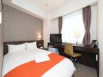 Newcastle hotel style apartment furniture laminate panel bed with side table and