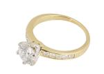 11pcs White Gold 0.1 Carat Diamond Ring , 3.21g 14k solid gold ring womens RD3