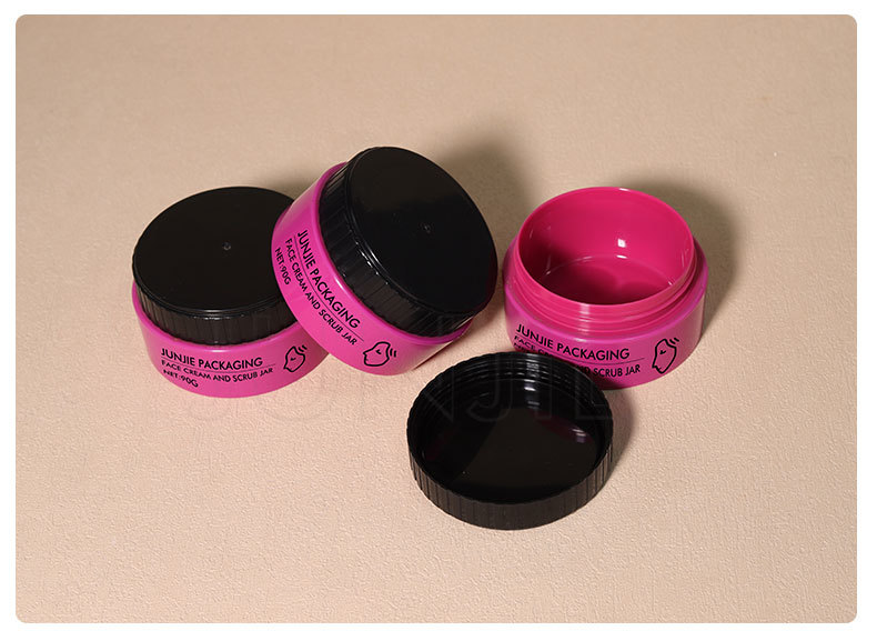 Matte Purple PP Plastic Hair Body Cream Jars 150ml 250ml 350ml 500ml Wide Mouth with Cream Pot for Skin Care