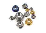 DIN6923 M10 Titanium Nuts And Bolts Flange Hex Nut For RC Buggy Racing Car